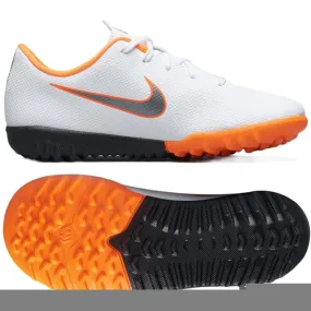 Nike Mercurial VaporX 12 Academy Tf Jr AH7353-107 voetbalschoenen veelkleurig wit